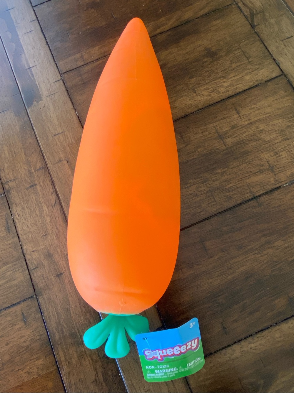 Squeeezy Orange Carrot Squishy